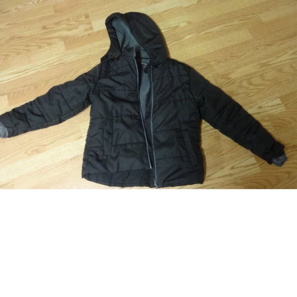 Black Down Winter Coat Youth Medium